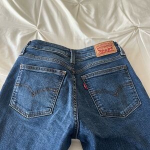 Levi's Dark Blue Straight Leg Jeans